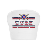 Chicago Cubs Stars and Stripes Crop Tube Top