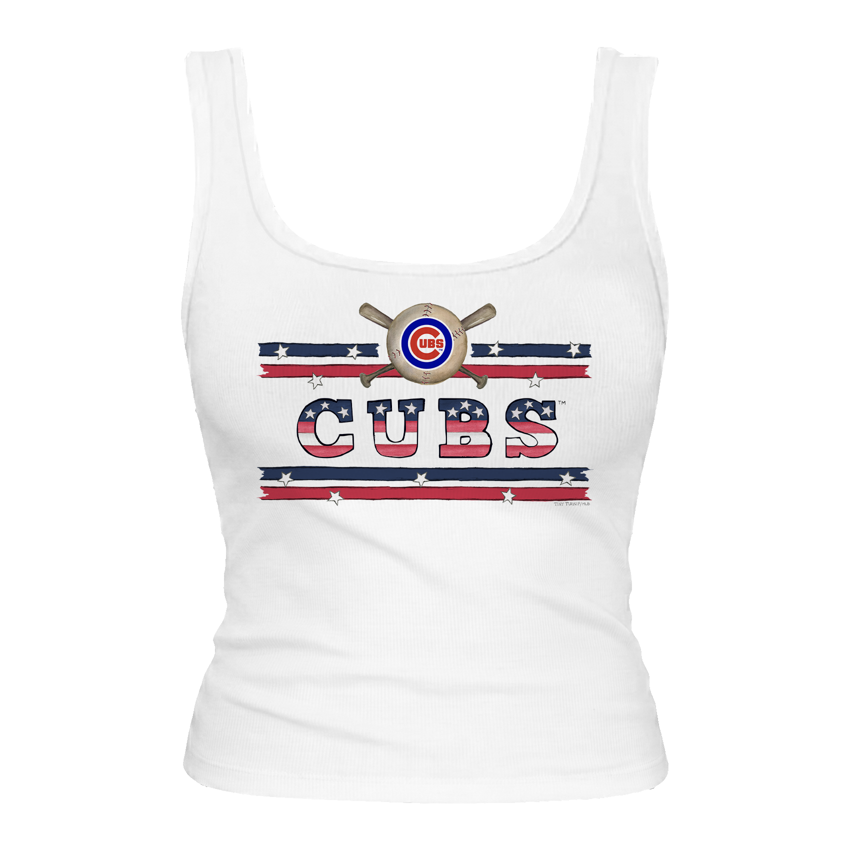 Chicago Cubs Stars and Stripes Emmy Tank
