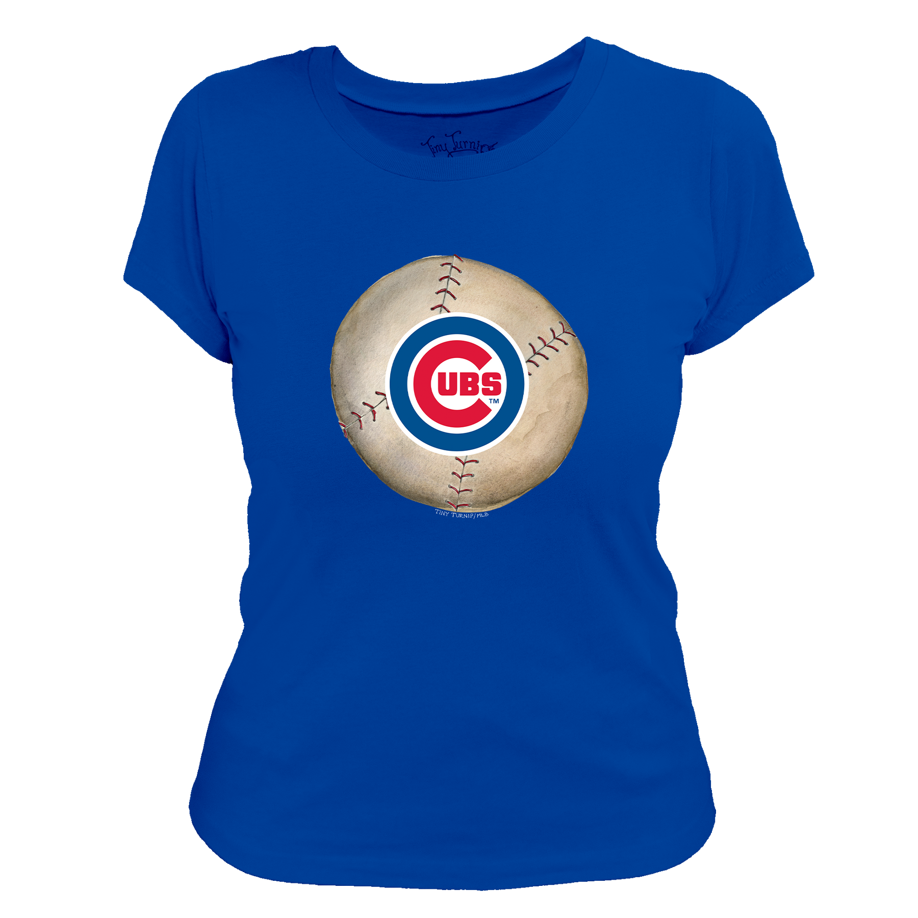 Chicago Cubs Stitched Baseball Tee Shirt