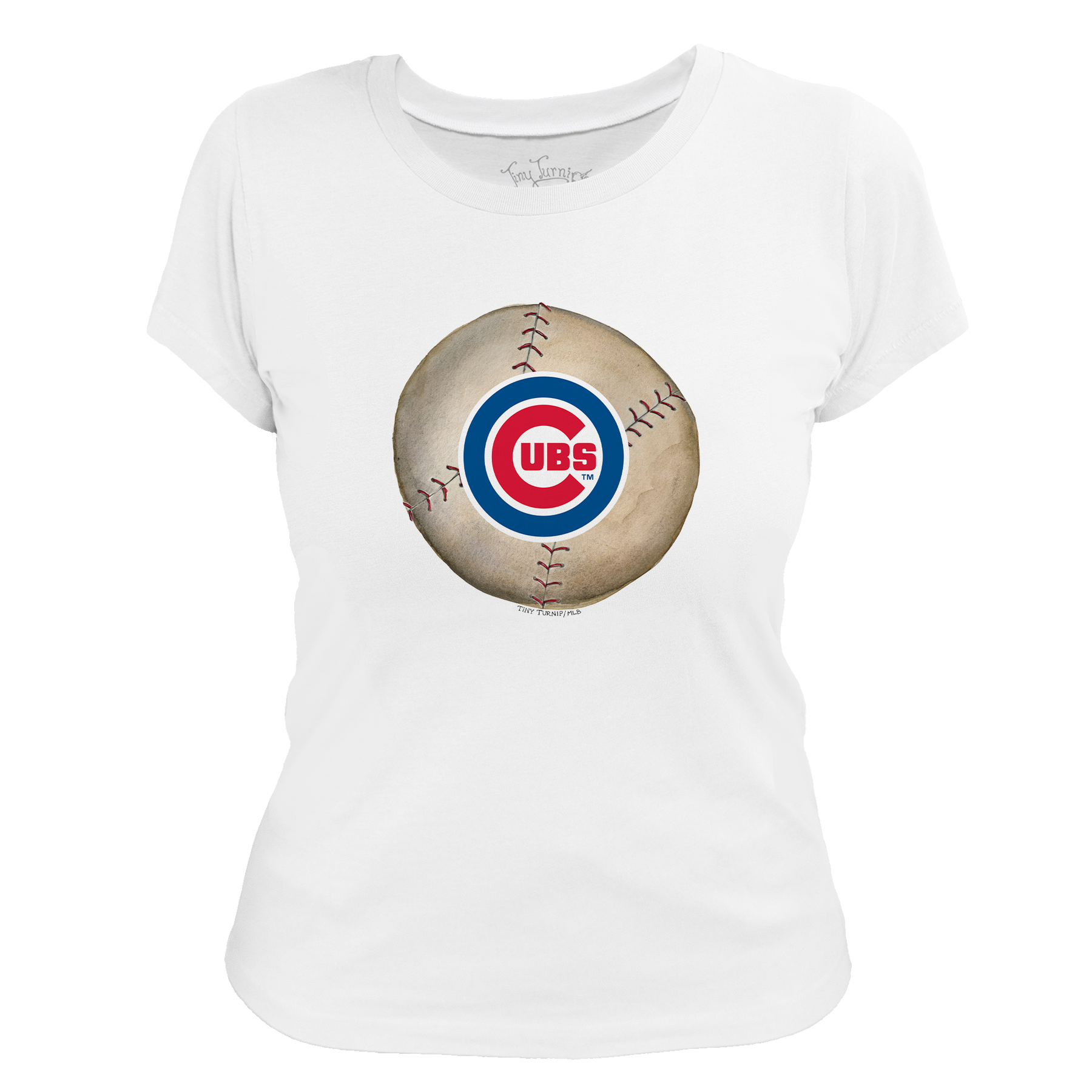 Chicago Cubs Stitched Baseball Tee Shirt