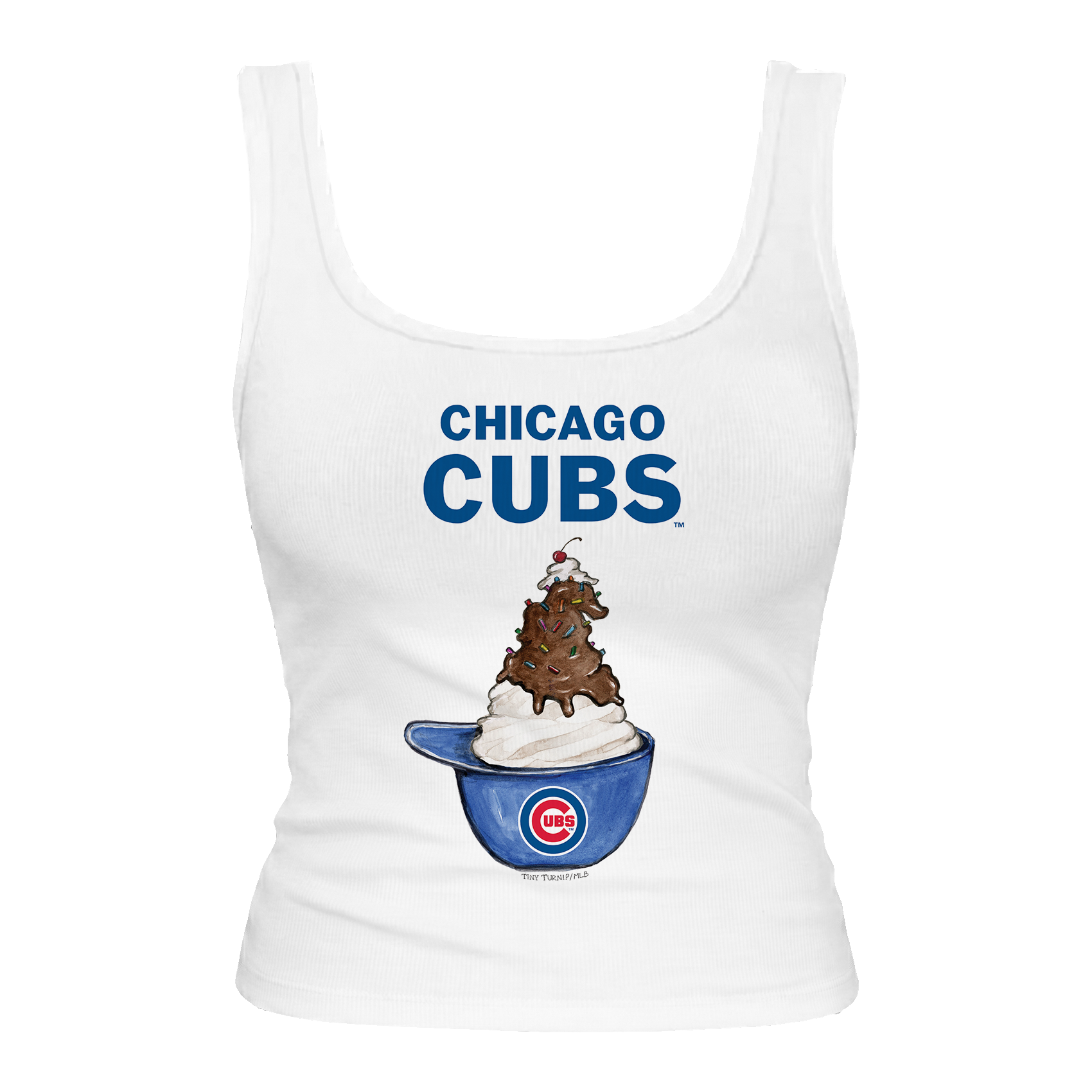 Chicago Cubs Sundae Helmet Emmy Tank