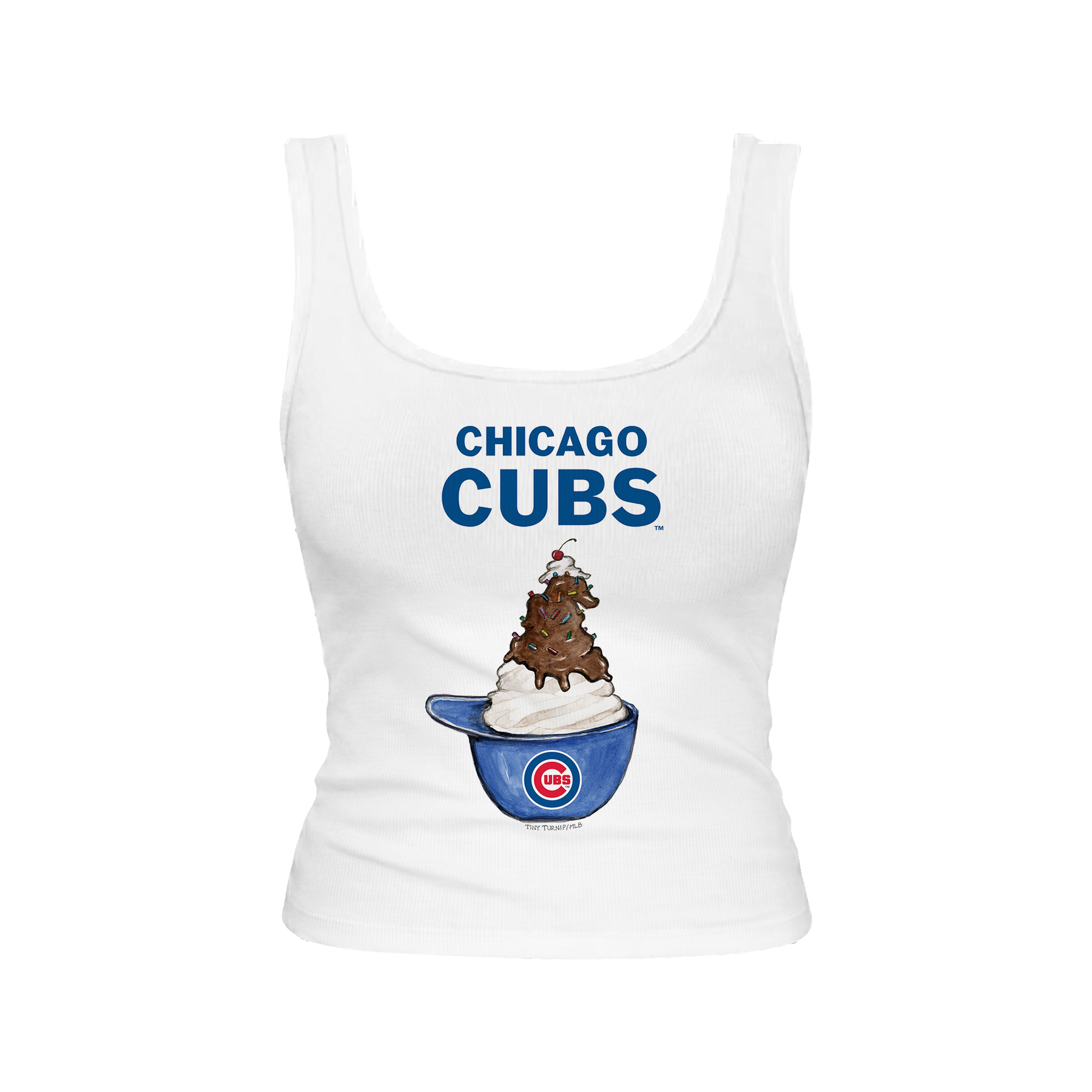 Chicago Cubs Sundae Helmet Emmy Tank