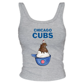 Chicago Cubs Sundae Helmet Ribbed Tank