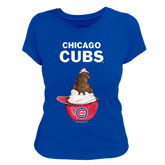 Chicago Cubs Sundae Helmet Women's Tee Shirt