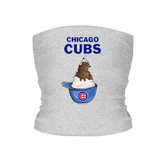 Chicago Cubs Sundae Helmet Tube Top - Tiny Turnip