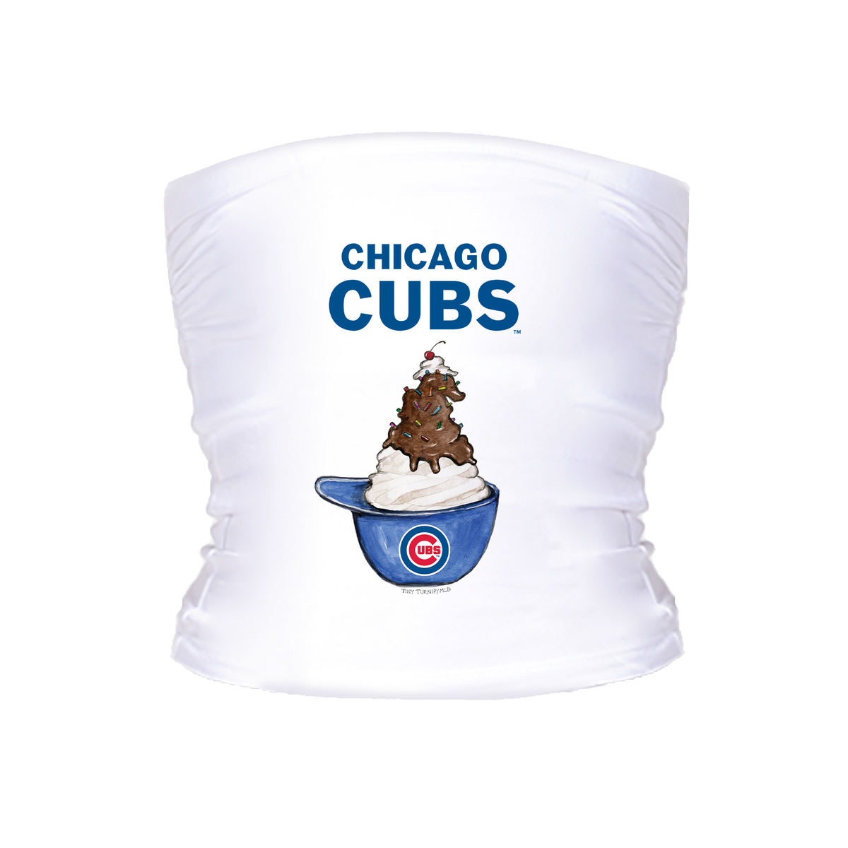 Chicago Cubs Sundae Helmet Crop Tube Top