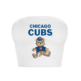 Chicago Cubs Teddy Crop Tube Top