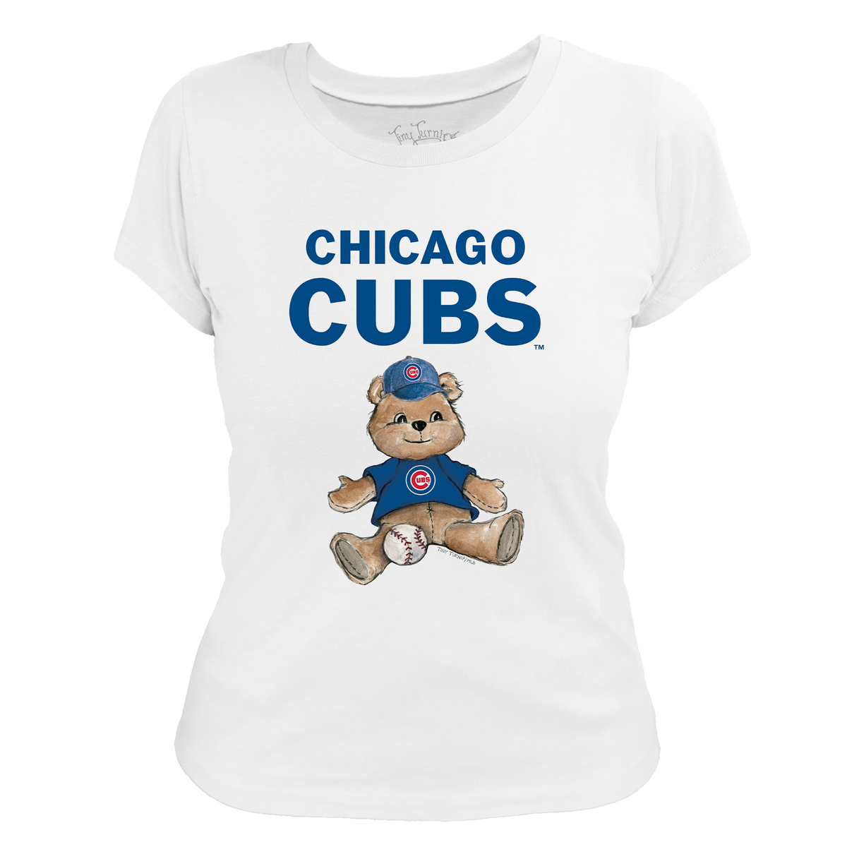 Chicago Cubs Boy Teddy Women's Tee Shirt