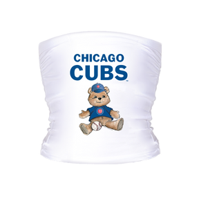 Chicago Cubs Teddy Tube Top - Tiny Turnip