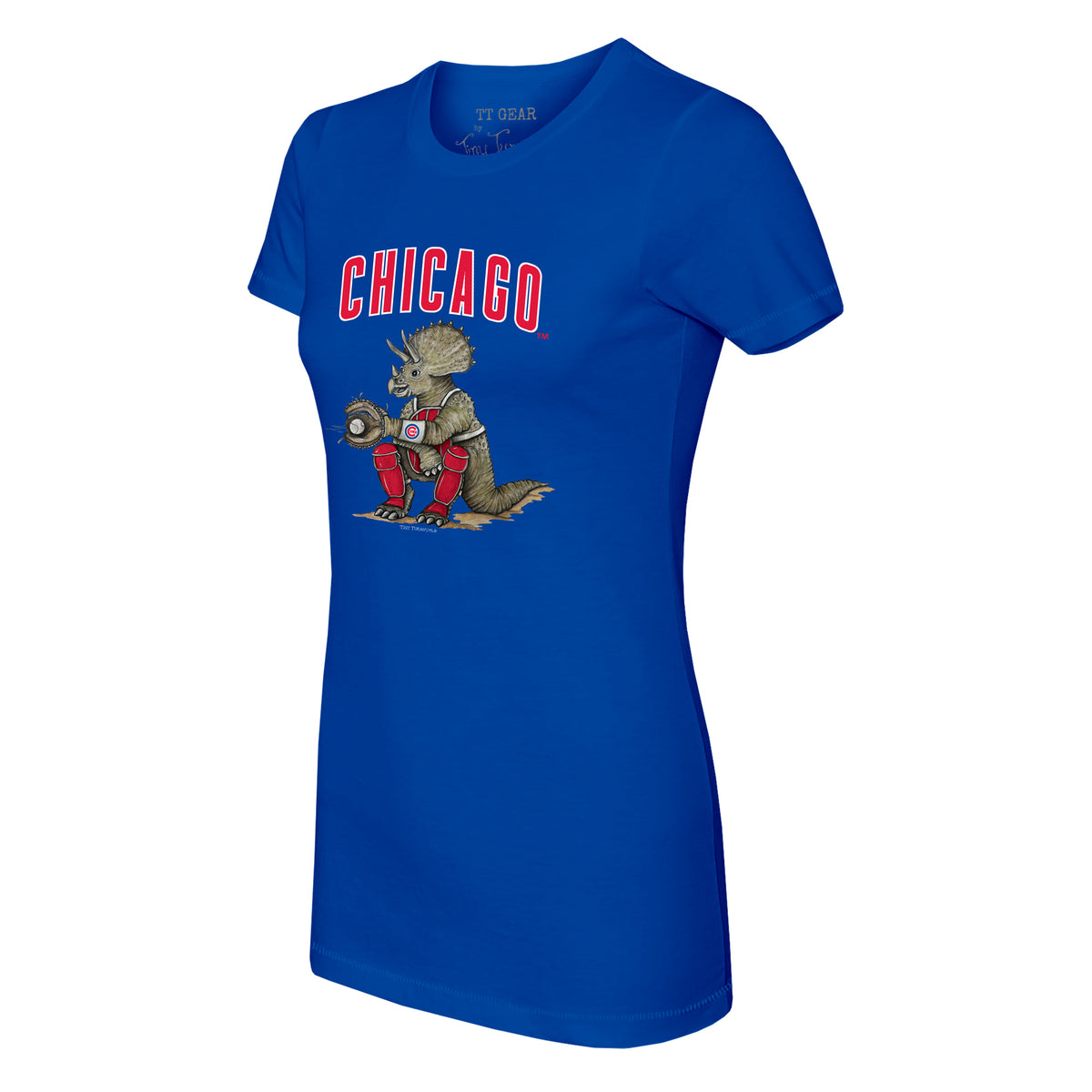 Chicago Cubs Triceratops Tee Shirt