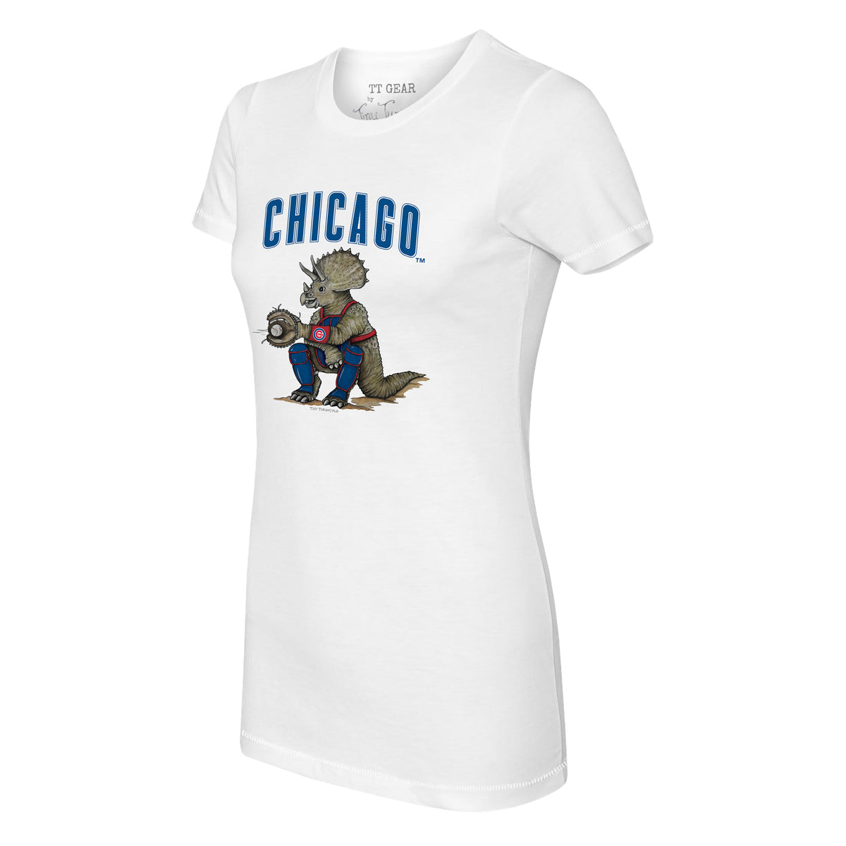 Chicago Cubs Triceratops Tee Shirt