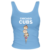 Chicago Cubs Triple Scoop Ribbed Tank