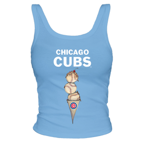 Chicago Cubs Triple Scoop Ribbed Tank