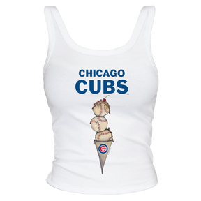 Chicago Cubs Triple Scoop Ribbed Tank