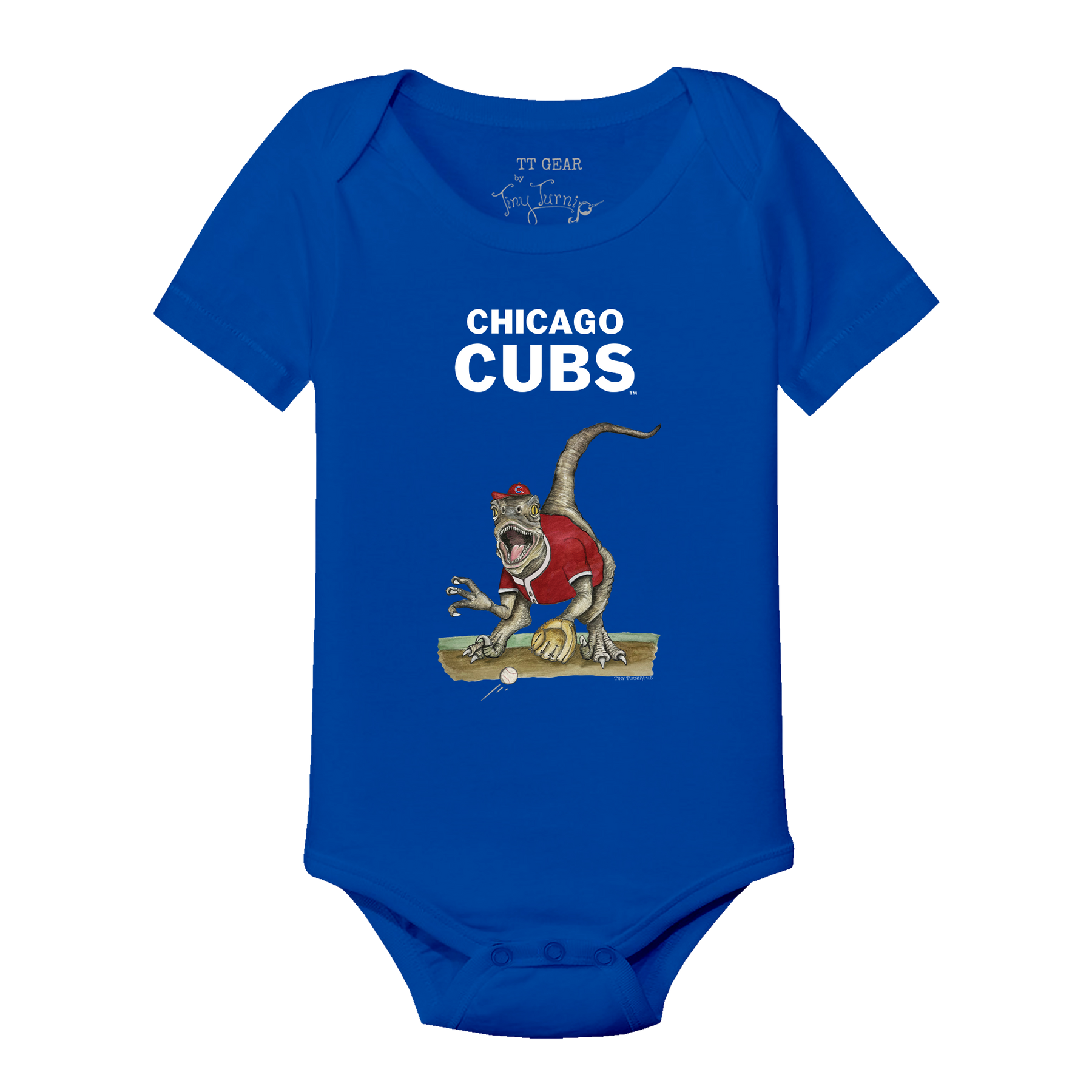 Chicago Cubs Velociraptor Short Sleeve Snapper