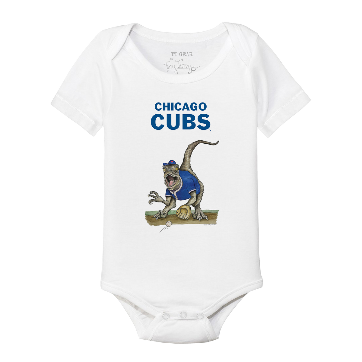 Chicago Cubs Velociraptor Short Sleeve Snapper