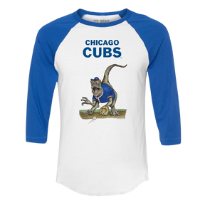 Chicago Cubs Velociraptor 3/4 Royal Blue Sleeve Raglan