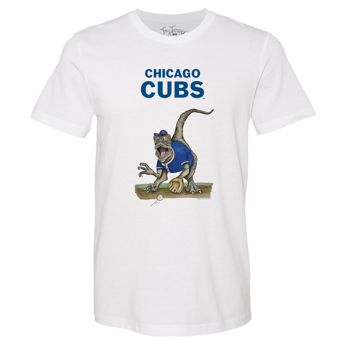 Chicago Cubs Velociraptor Tee Shirt