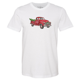 Vintage Christmas Truck Unisex Tee Shirt