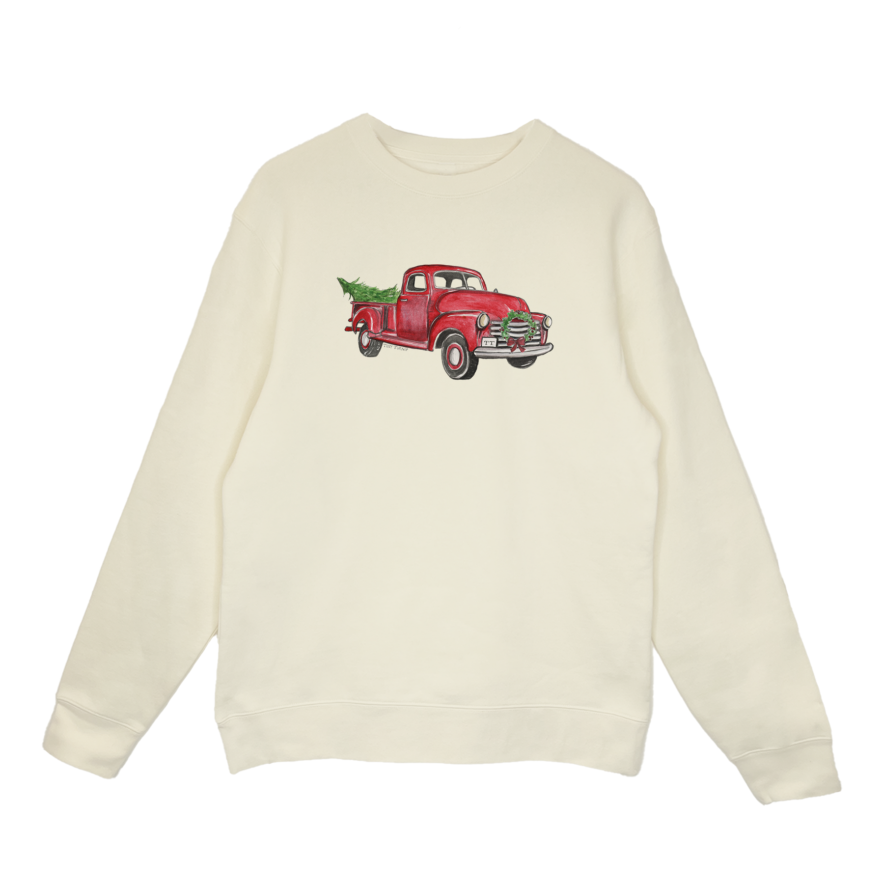Vintage Christmas Truck Carson Crewneck Sweatshirt