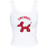 Cincinnati Reds Balloon Dog Tank