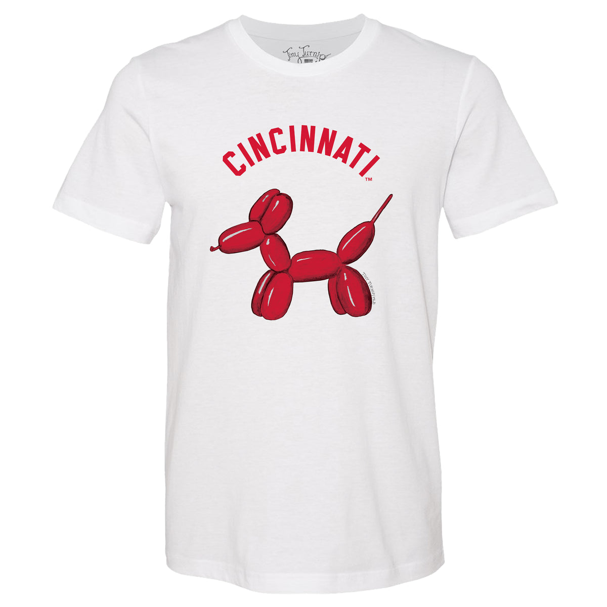 Cincinnati Reds Balloon Dog Tee Shirt