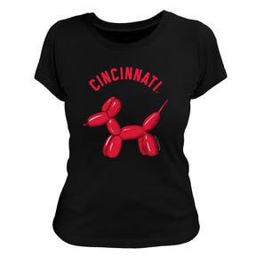 Cincinnati Reds Balloon Dog Tee Shirt