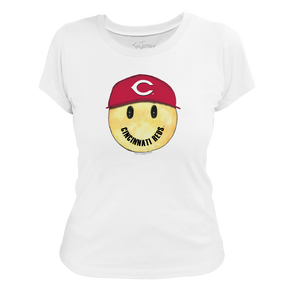 Cincinnati Reds Smiley Tee Shirt