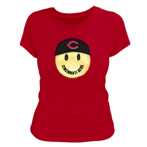 Cincinnati Reds Smiley Tee Shirt