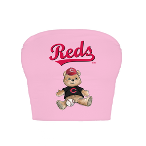 Cincinnati Reds Teddy Crop Tube Top