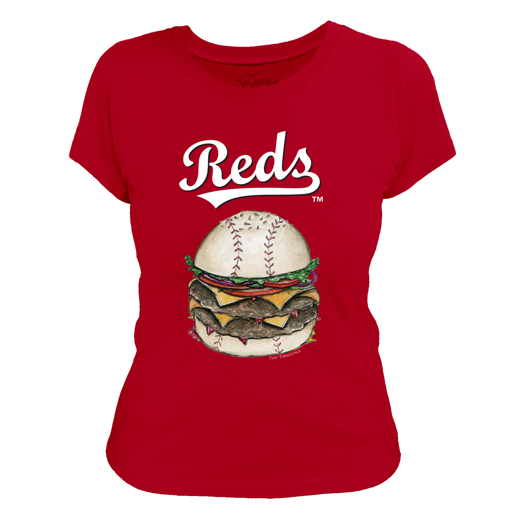 Cincinnati Reds Burger Tee Shirt