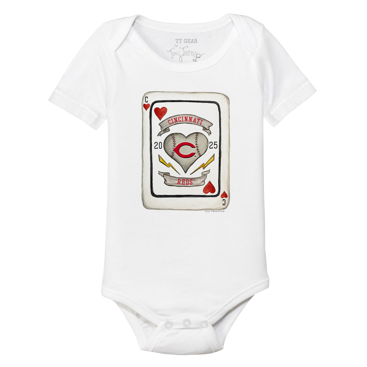 Cincinnati Reds Card Short Sleeve Snapper