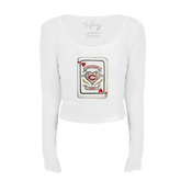 Cincinnati Reds Card Women's Long Sleeve Lucy