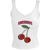 Cincinnati Reds Cherry Lace Tank