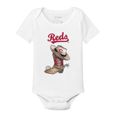 Cincinnati Reds Cowboy Boot Short Sleeve Snapper