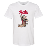 Cincinnati Reds Cowboy Boot Unisex Tee Shirt