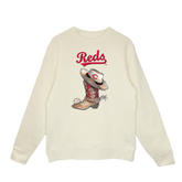 Cincinnati Reds Cowboy Boot Crewneck Sweatshirt