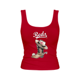 Cincinnati Reds Cowboy Boot Emmy Tank