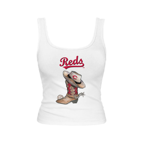 Cincinnati Reds Cowboy Boot Emmy Tank