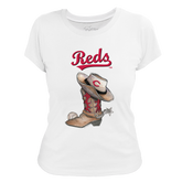 Cincinnati Reds Cowboy Boot Women's Tee Shirt