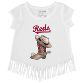 Cincinnati Reds Cowboy Boot Fringe Tee