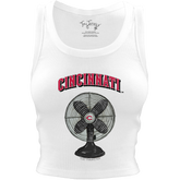 Cincinnati Reds Fan Crop Tank
