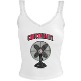 Cincinnati Reds Fan Lace Tank