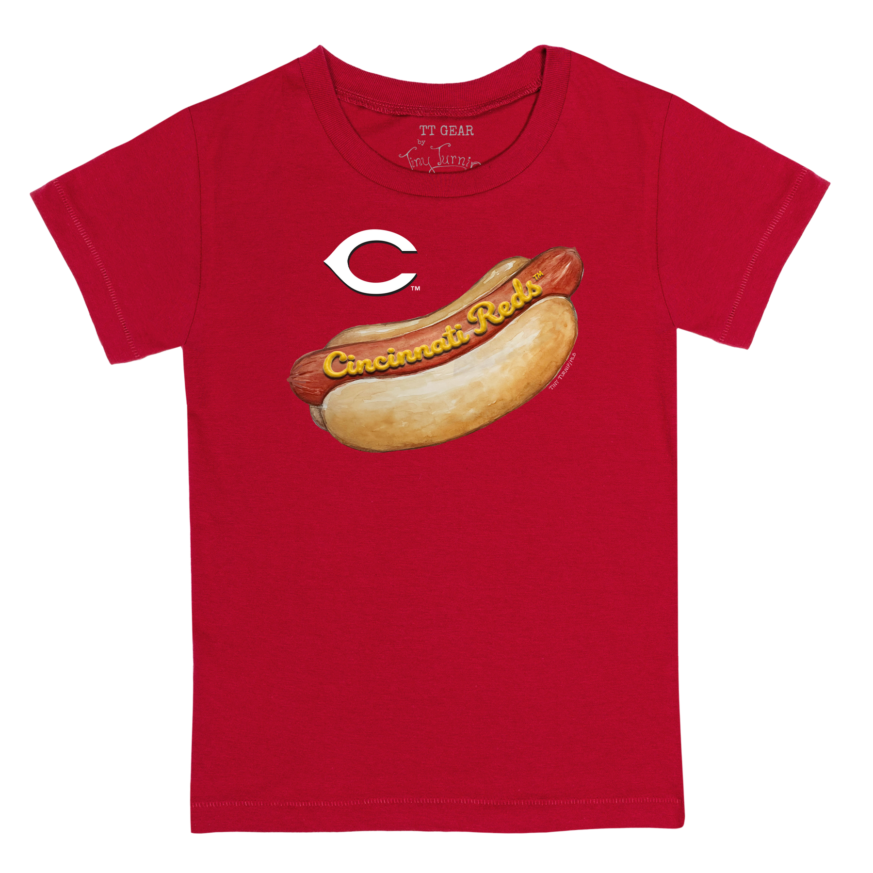 Cincinnati Reds Hot Dog Kid's Tee Shirt
