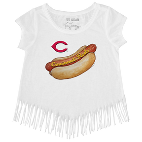 Cincinnati Reds Hot Dog Fringe Tee