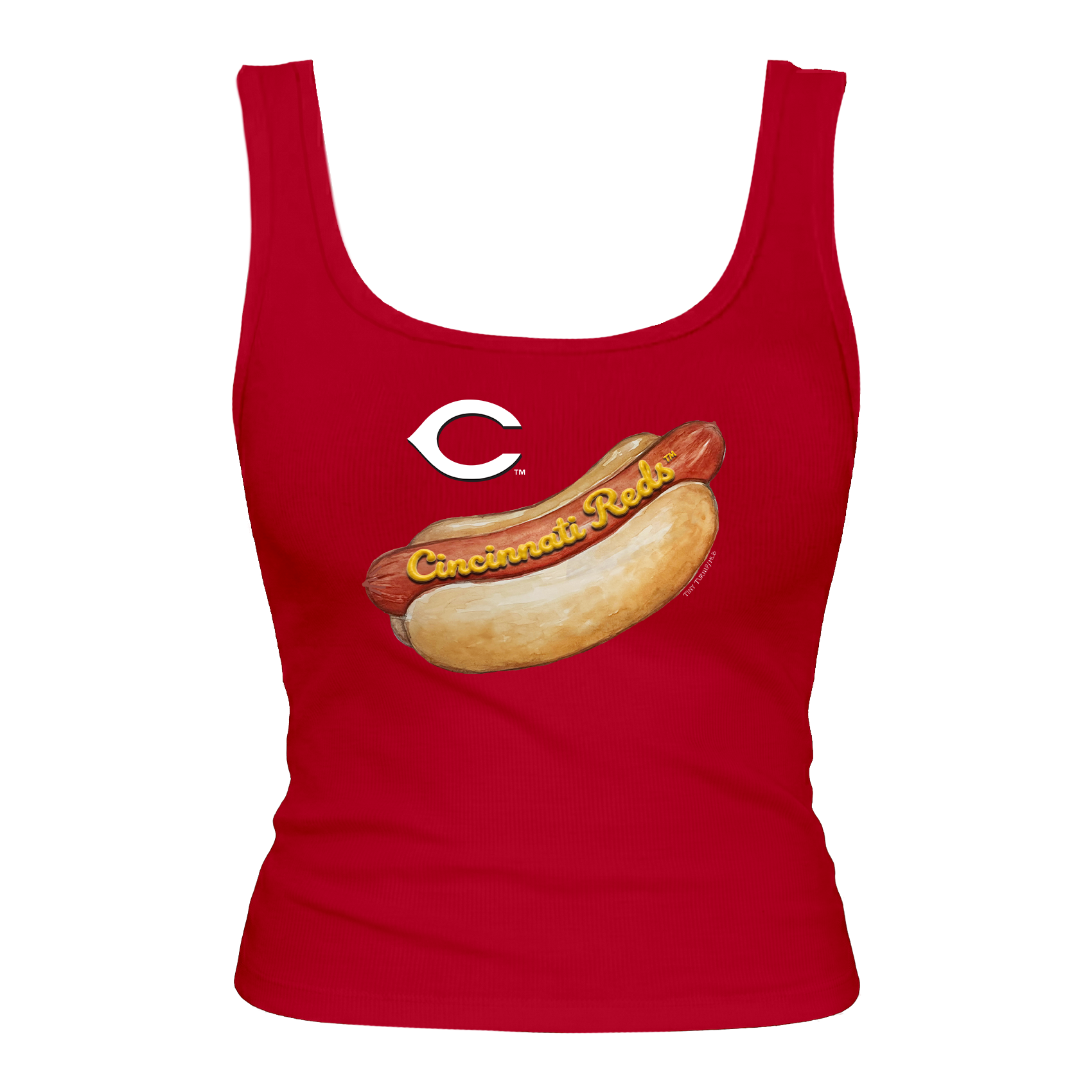 Cincinnati Reds Hot Dog Emmy Tank