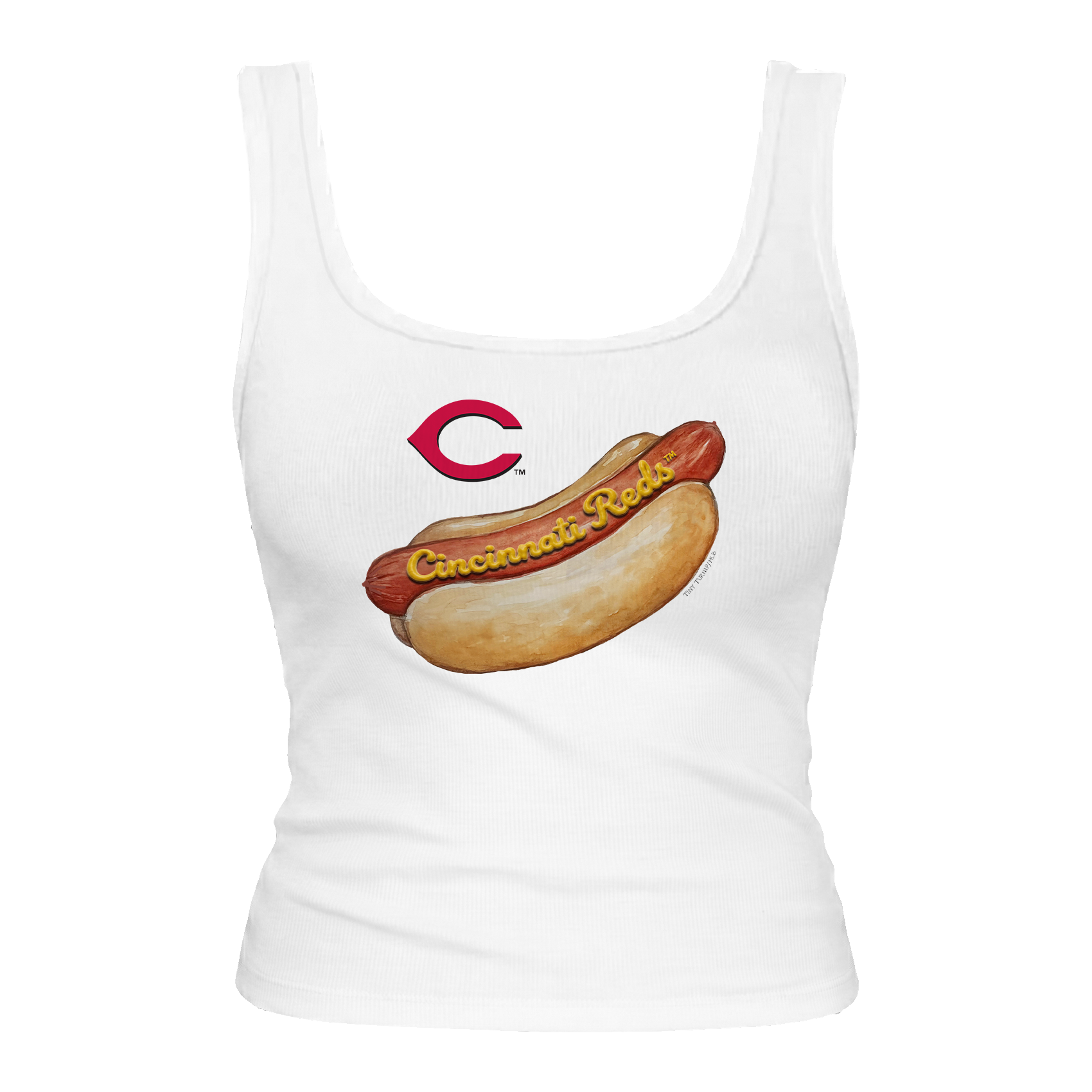 Cincinnati Reds Hot Dog Emmy Tank