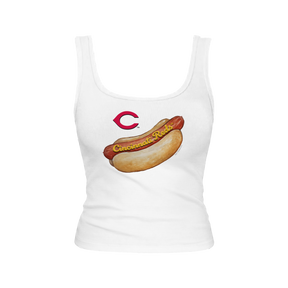 Cincinnati Reds Hot Dog Emmy Tank