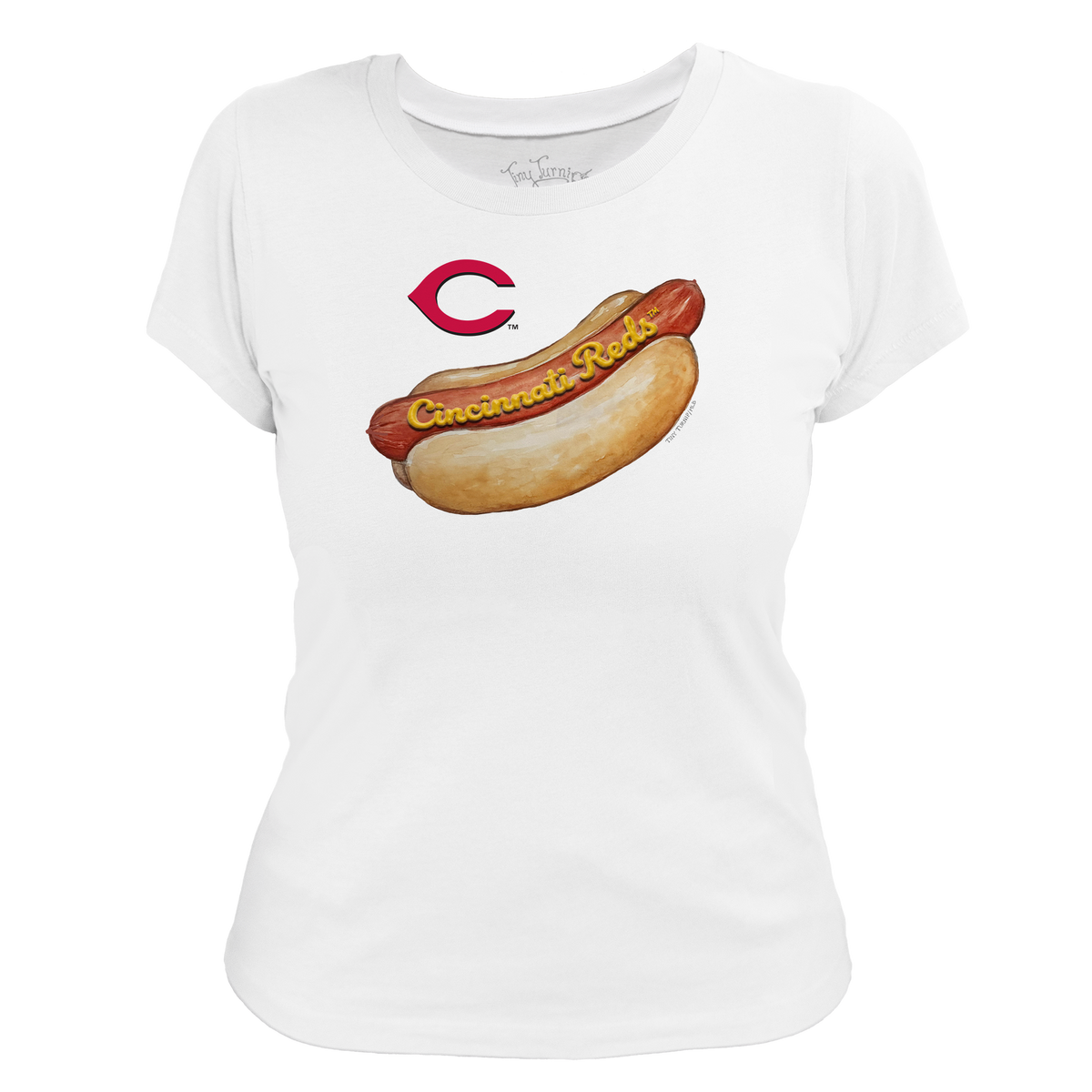 Cincinnati Reds Hot Dog Women's Tee Shirt