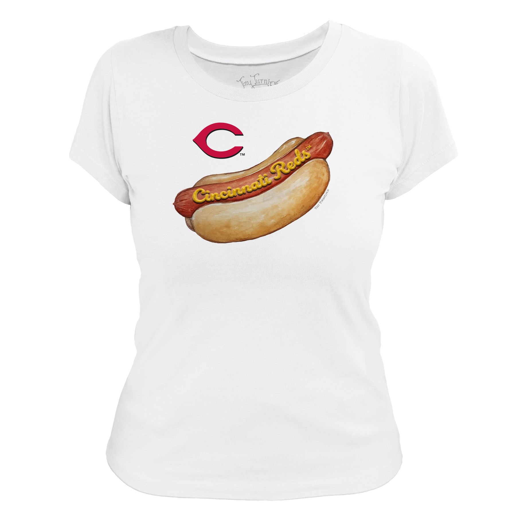 Cincinnati Reds Hot Dog Women's Tee Shirt